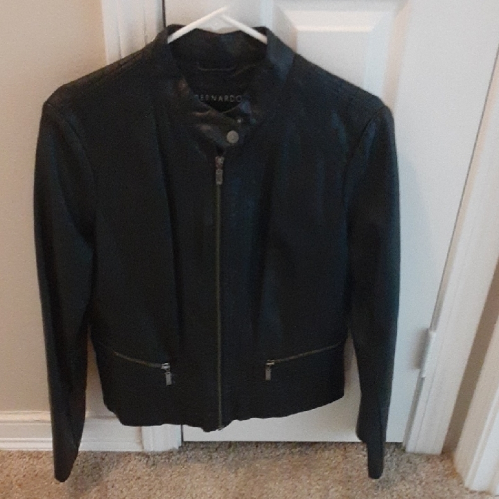 Black Polyrethane Jacket